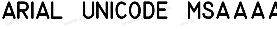 Arial Unicode MS-普通字体转换